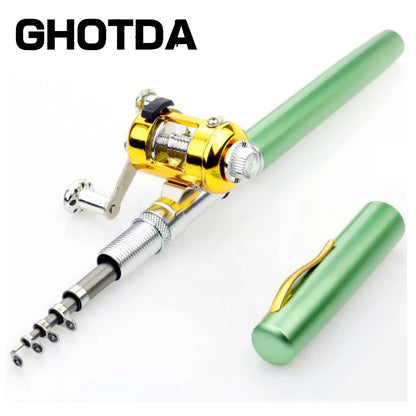 Portable Pocket Telescopic Mini Fishing Pole